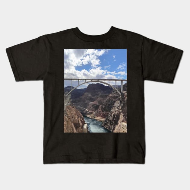 Hoover Dam Kids T-Shirt by KitaFajita 